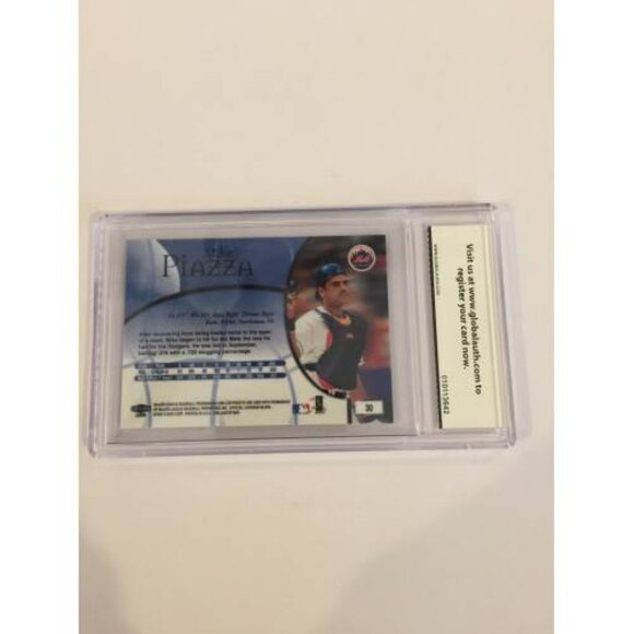 1999 Fleer Brilliants #30 Mike Piazza Graded 9 Mint (MISC1) - Picture 2 of 2